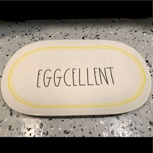 Rae Dunn EGGCELENT tray